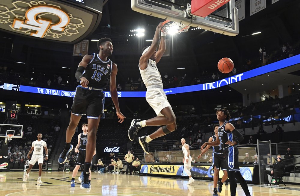 georgia tech basketball, moses wright, duke